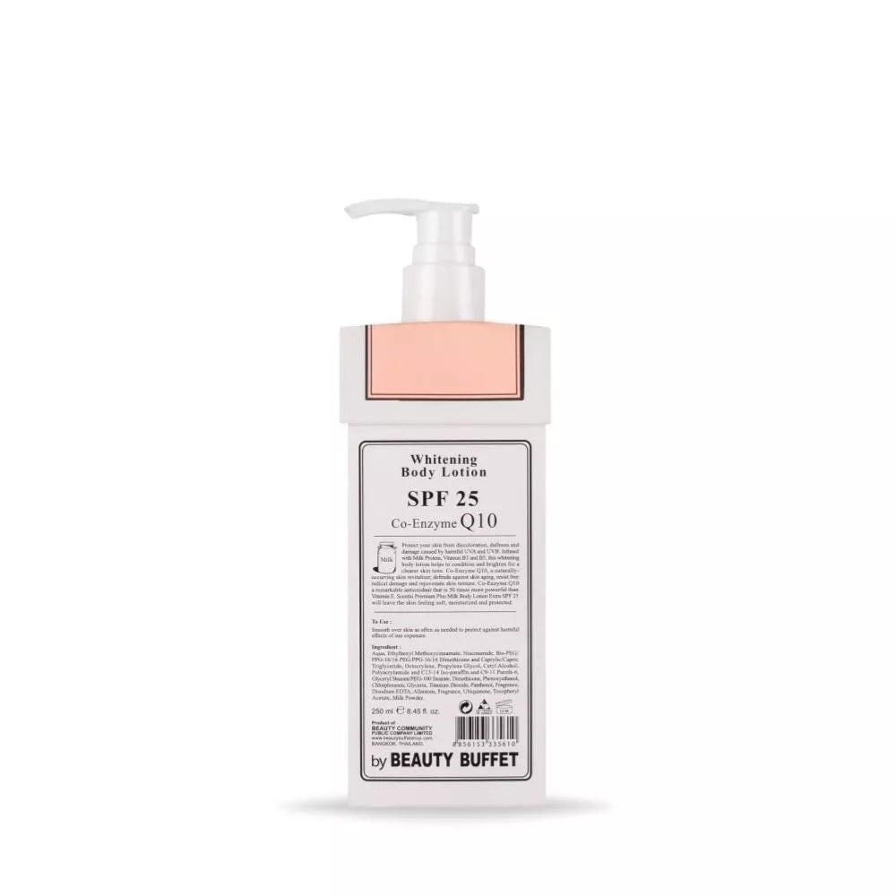 Scentio Brightening Body Lotion Extra SPF 25 Co-Enzyme Q10 Milk Plus 250ml π₯β¨
