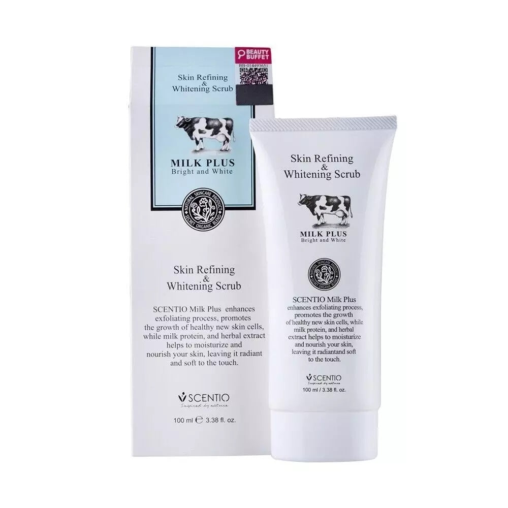 Scentio Skin Refining & Whitening Scrub Milk Plus Bright & White 100ml