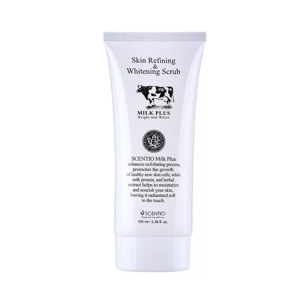 Scentio Skin Refining & Whitening Scrub Milk Plus Bright & White 100ml