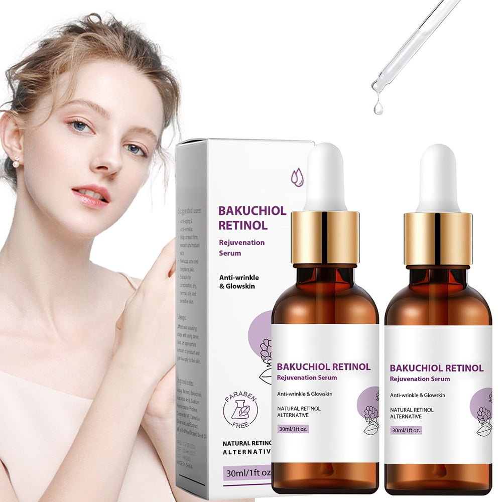 Venature Bakuchiol Retinol Rejuvenation Serum – 30ml | Gentle and Effective Anti-Aging Skincare Pack of 2 Pcs