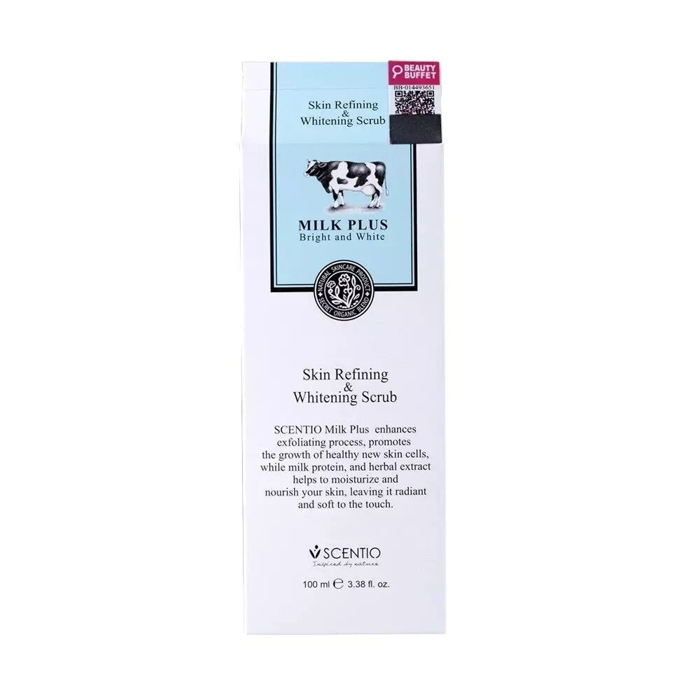 Scentio Skin Refining & Whitening Scrub Milk Plus Bright & White 100ml