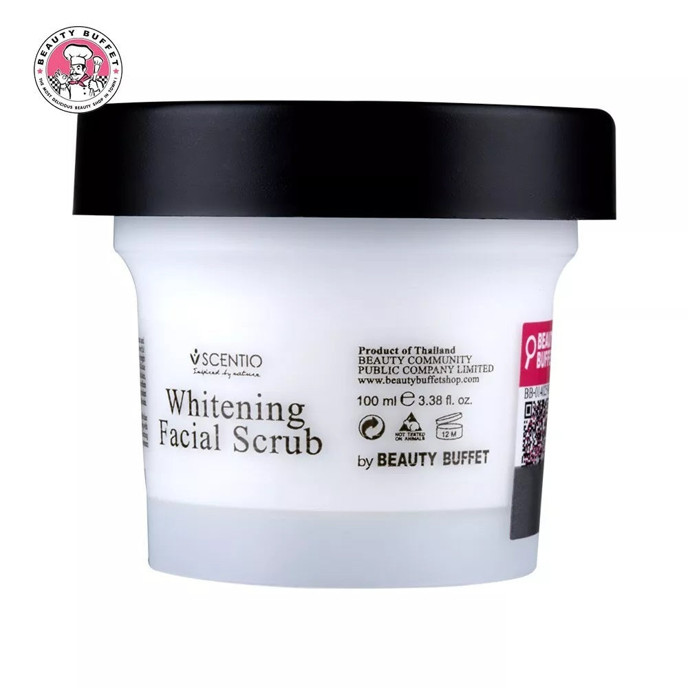 Scentio Whitening Facial Scrub Milk Plus Bright & White 100ml