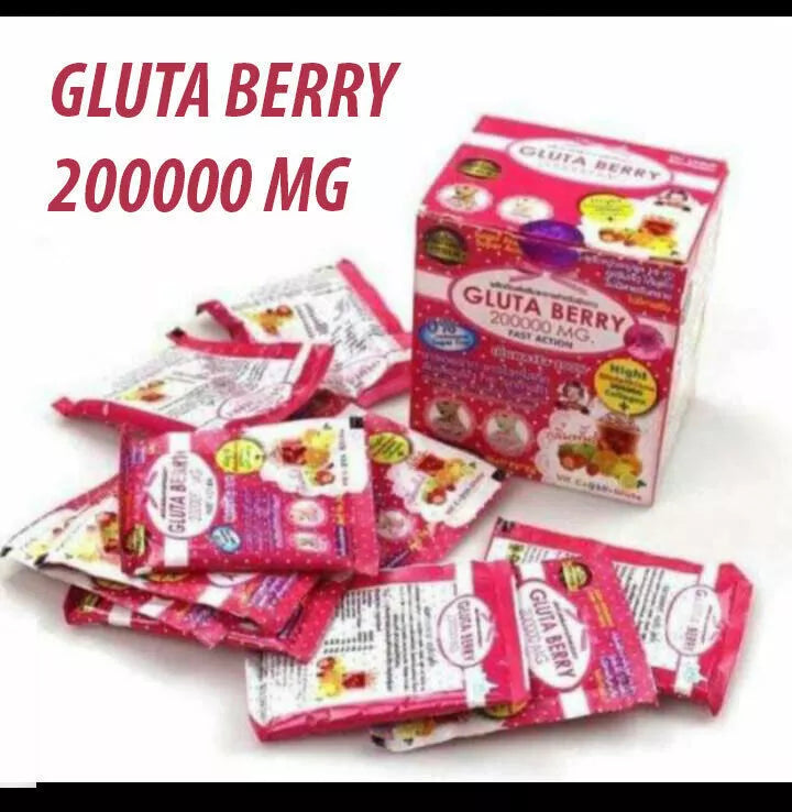 Gluta Berry 200000MG Skin Whitening Drink β Anti-Acne and Anti-Aging! β¨