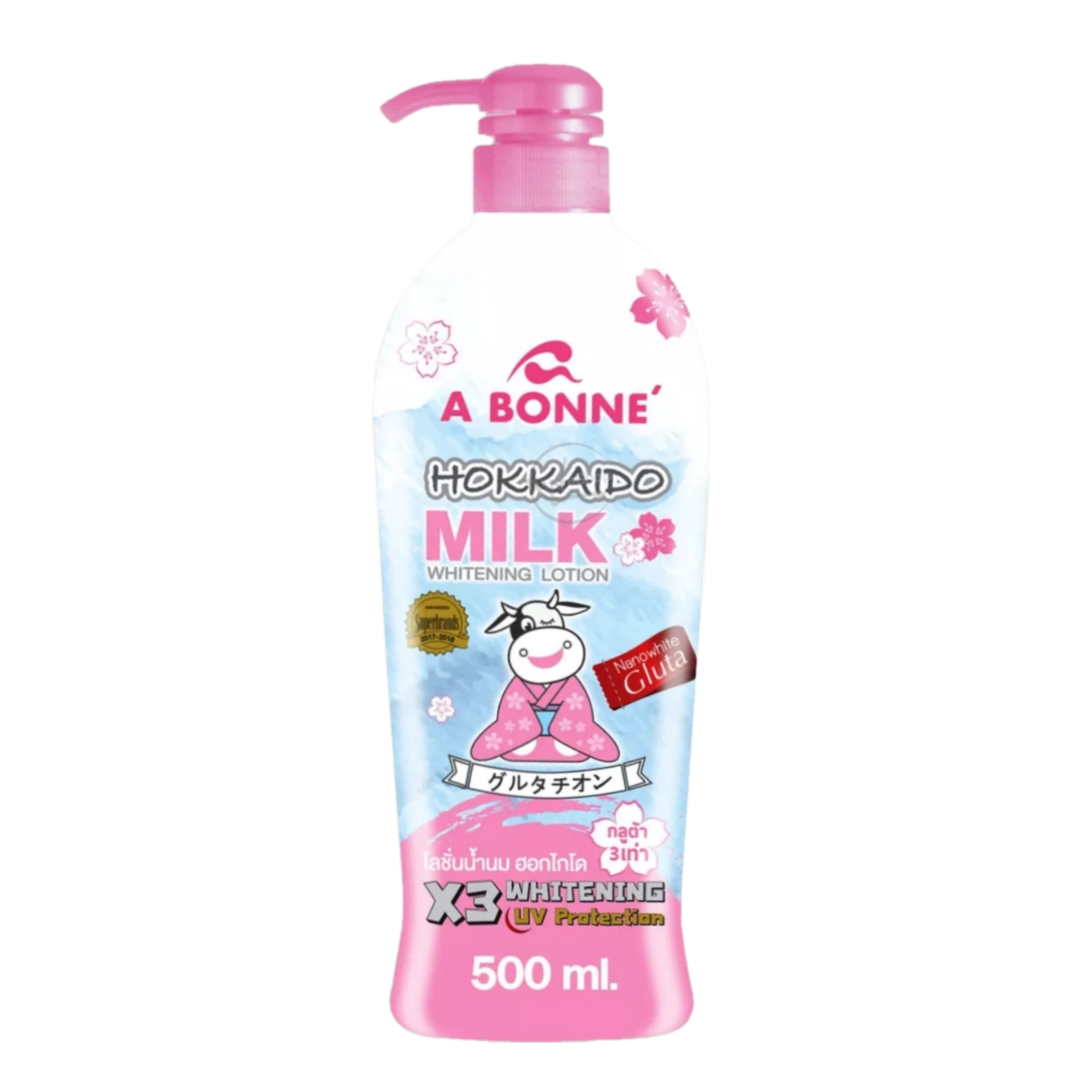 A Bonne Hokkaido Milk Whitening Lotion – 500ml | Nourishing and Skin-Brightening Body Lotion