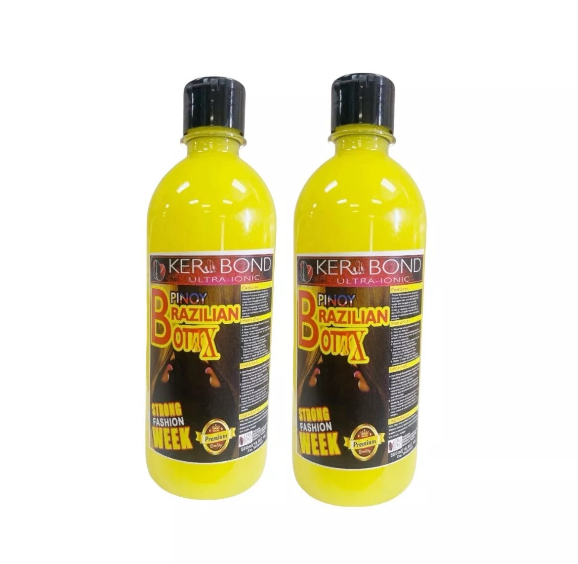 Kerabond Ultra-Ionic Pinoy Brazilian Hair Botox – 500ml | Professional Hair Treatment for Smooth, Shiny, and Frizz-Free Hair Pack of 2pcs
