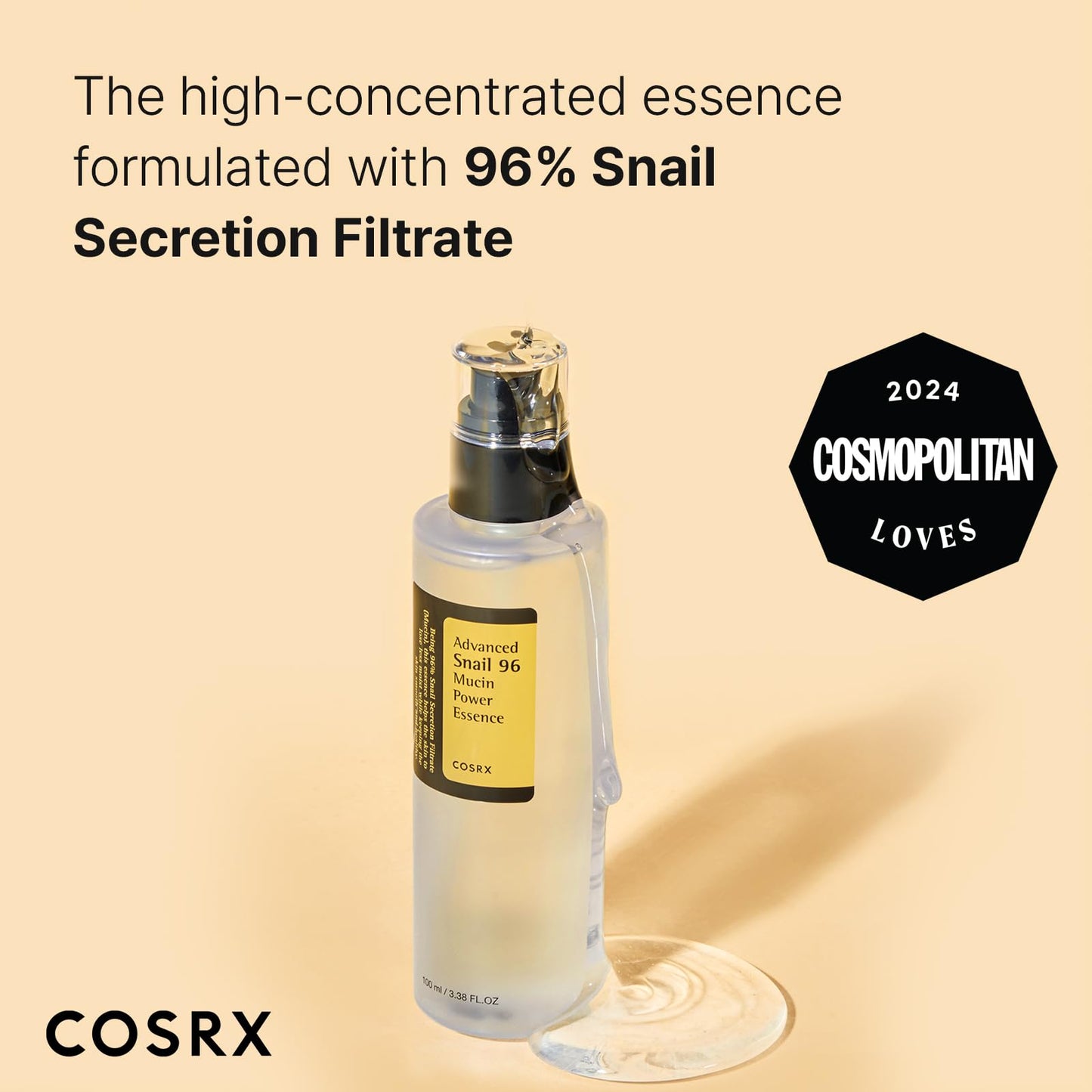 COSRX Advanced Snail 96 Mucin Power Essence (100ml) – Made in Korea