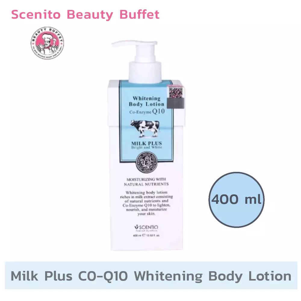 Scentio Body Lotion Co-Enzyme Q10 400ml β Milk Moisturize & Smooth π₯β¨