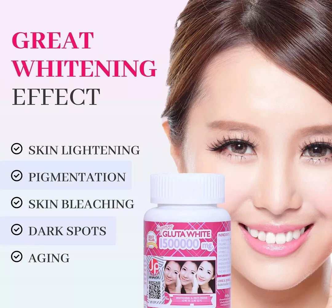 Supreme Gluta White Berry Collagen Glutathione Capsules – Nourish & Brighten Your Skin 🌟✨