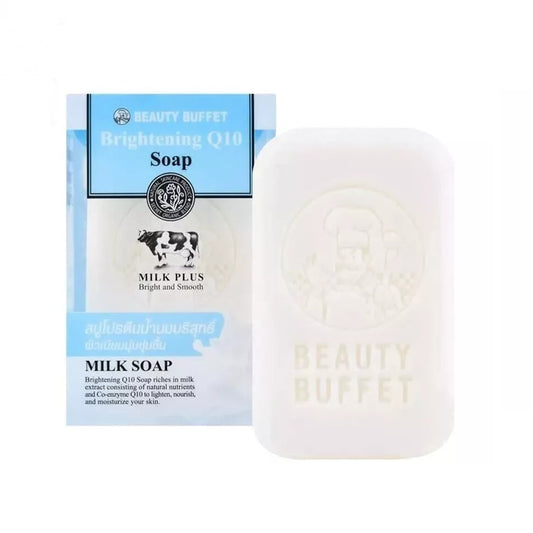 Scentio Brightening Q10 Soap Milk Plus 100g 🧼 Pack of 3Pcs