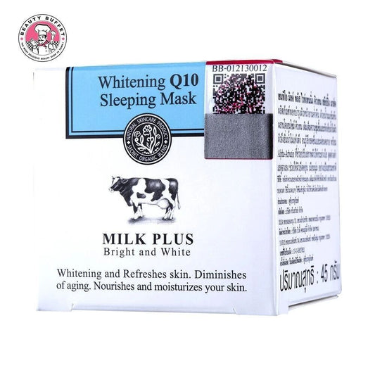 Scentio Brightening Q10 Sleeping Mask Milk Plus 45g 🌙✨
