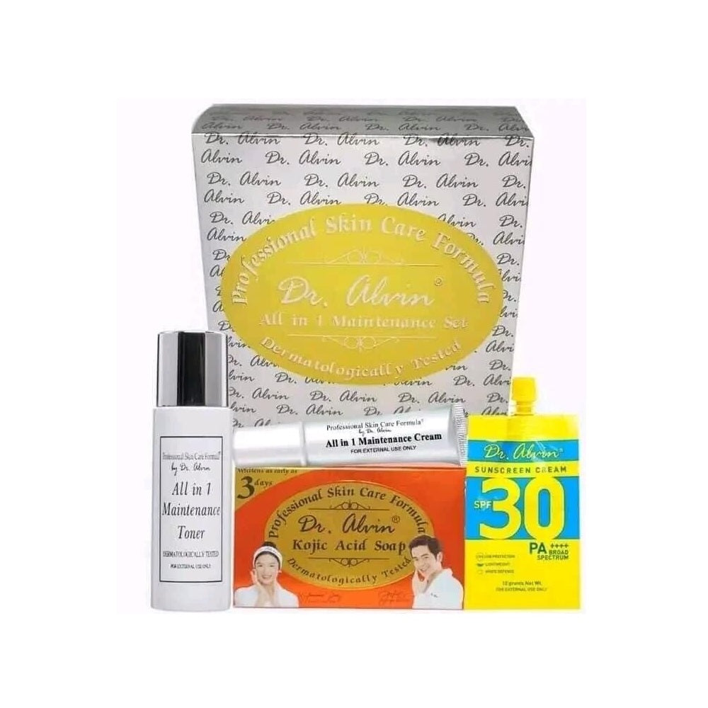 Dr. Alvin All-In-1 Maintenance Set – Your Daily Skincare Essential!