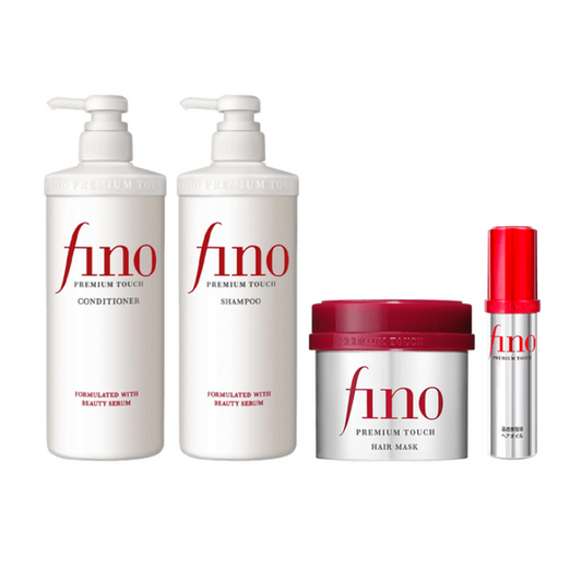 FINO Premium Hair Care 4 Psc Set – Ultimate Nourishment for Silky Smooth Hair! 🇯🇵