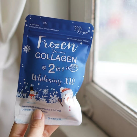 Frozen Collagen 2-in-1 Whitening x10 – 60 Capsules ( Pack of 2 ) ❄✨