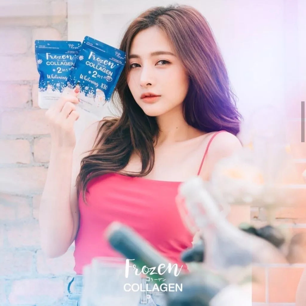 Frozen Collagen 2-in-1 Whitening x10 – 60 Capsules ( Pack of 2 ) ❄✨