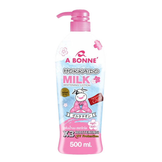 A Bonne Hokkaido Milk Whitening Lotion – 500ml | Nourishing and Skin-Brightening Body Lotion